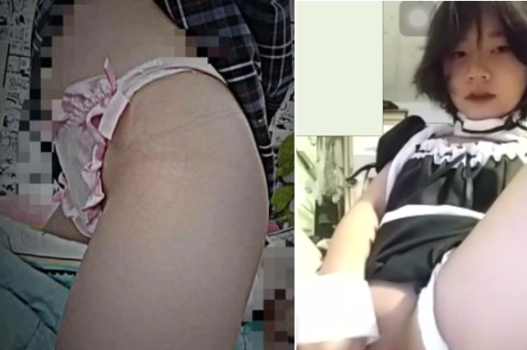 sex cosplay bò Hầu gái gợi cảm tự kích thích lồn dâm ướt sũng